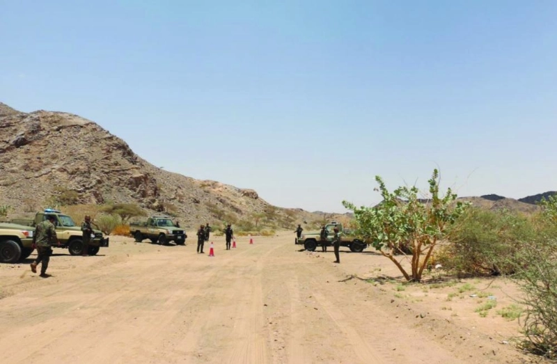 الأفواج الأمنية خلال مباشرة مهامها بنجران (واس)