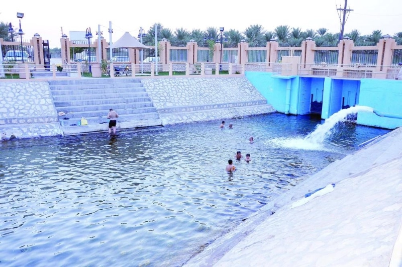 عين أم سبعة بالقرين