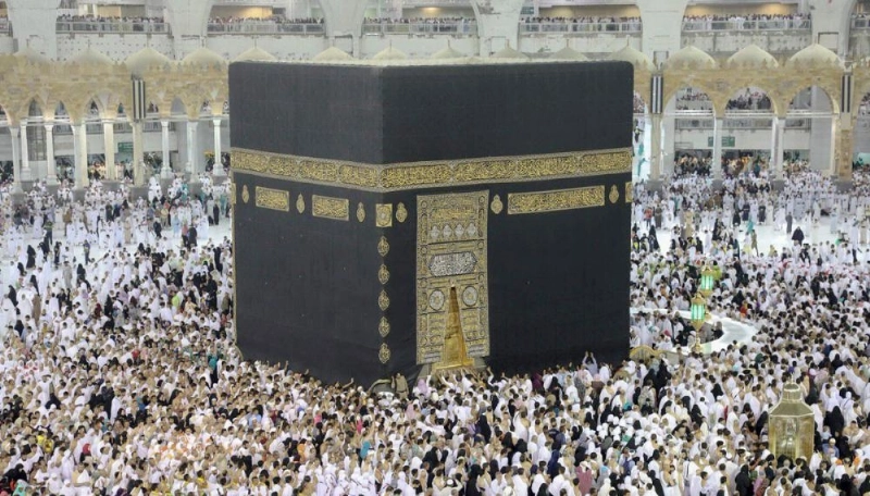 الكعبة المشرفة كما بدت أخيرا (مكة)