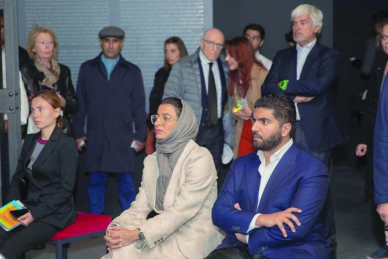 من افتتاح جناح السعودية في مهرجان بينالي البندقية (مكة)