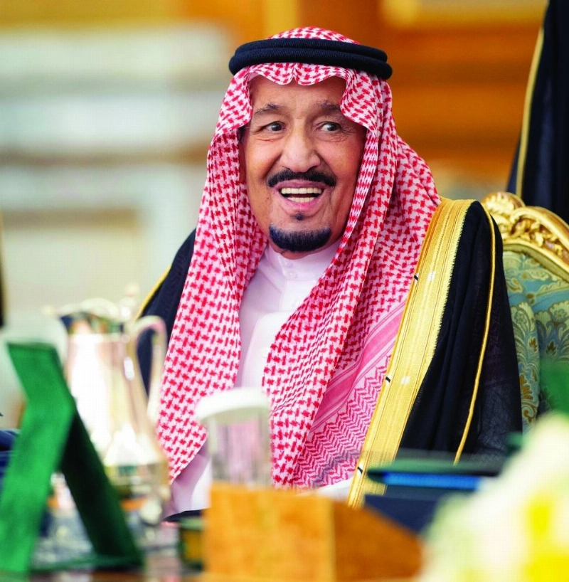 خادم الحرمين لدى ترؤسه الجلسة