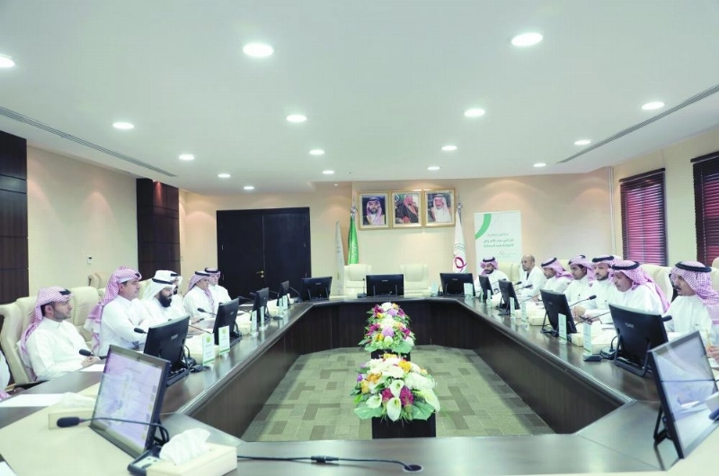 من اجتماع المجلس السعودي الصحي مع الجهات المشاركة (واس)