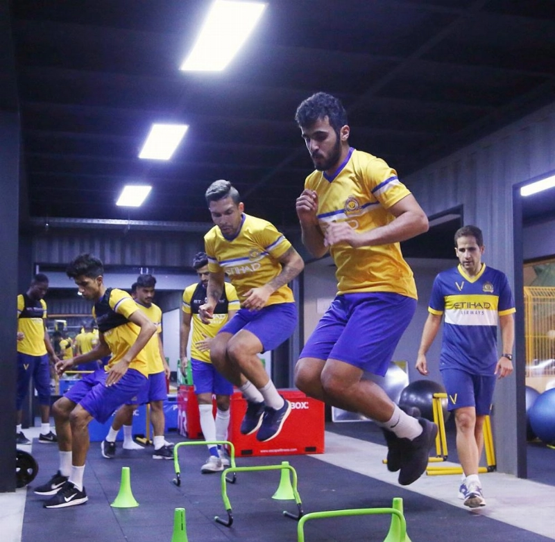 تدريبات لياقة في النصر تمهيدا لمواجهة الباطن (إعلامي النصر)