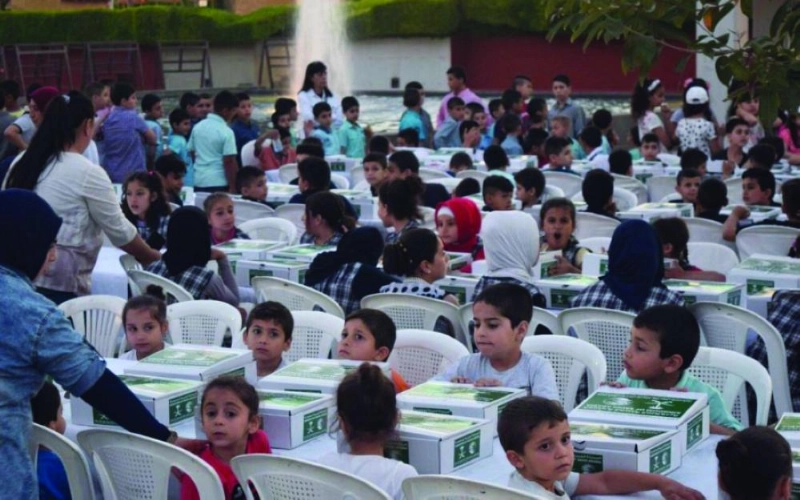 مشروع القرية الرمضانية السعودي في بيروت (واس)