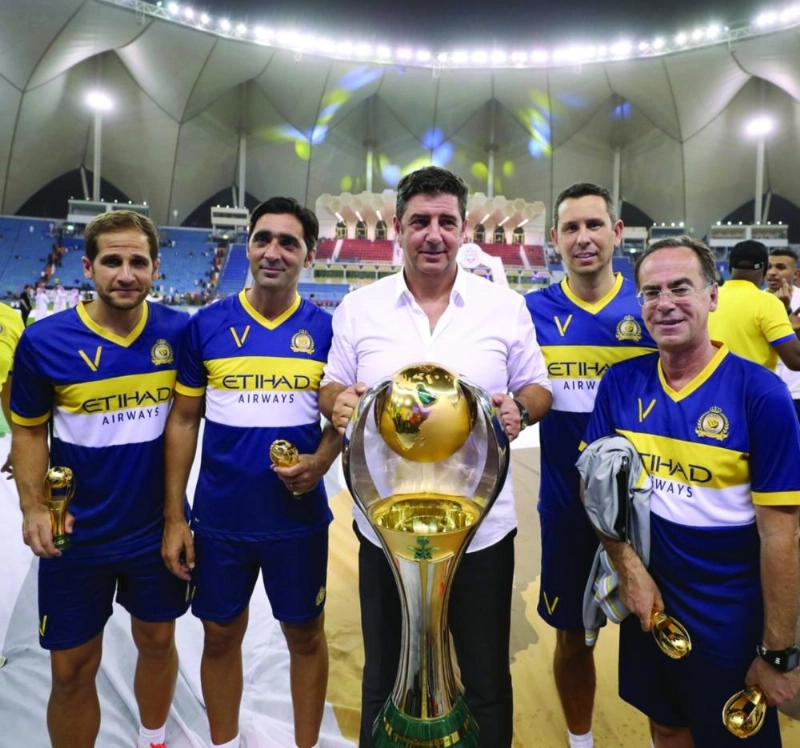 مدافعا النصر برونو أوفيني ومايكون (إعلامي النصر)