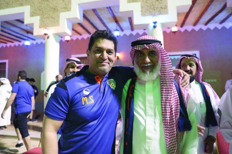 سعود الشلهوب ومحمد السليمان (إعلامي الفيحاء)