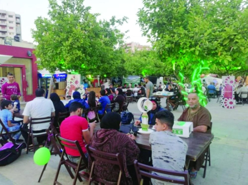 مائدة رمضانية سعودية في طرابلس اللبنانية (واس)