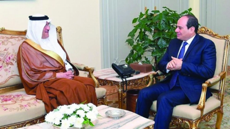 عبدالفتاح السيسي لدى استقباله أسامة نقلي (مكة)