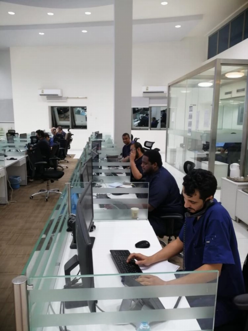 غرفة عمليات الهلال الاحمر