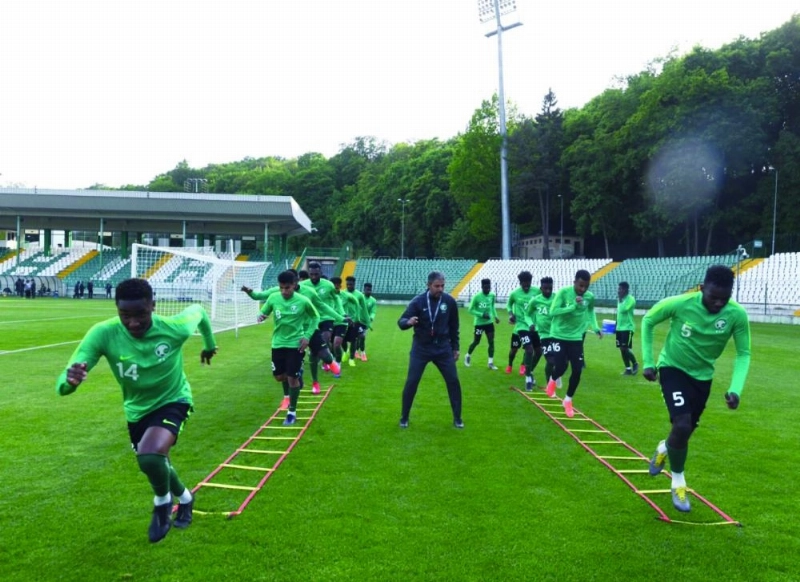 تدريبات المنتخب السعودي الأخيرة أمس (مكة)
