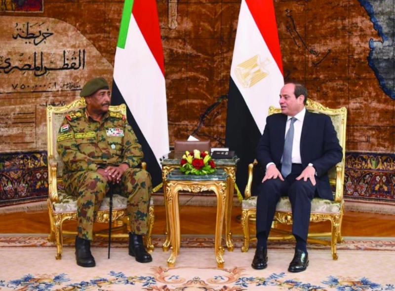 لقاء السيسي والبرهان في القاهرة (مكة)