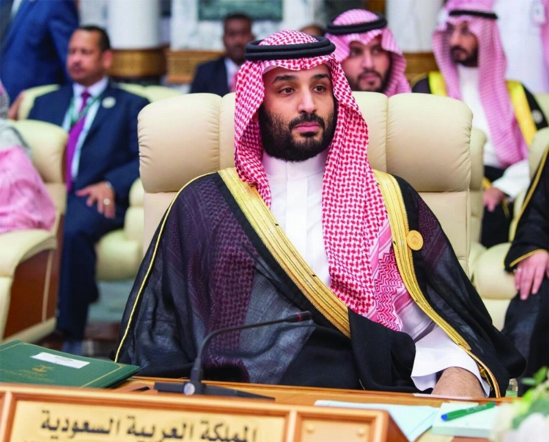 الأمير محمد بن سلمان خلال حضوره القمة