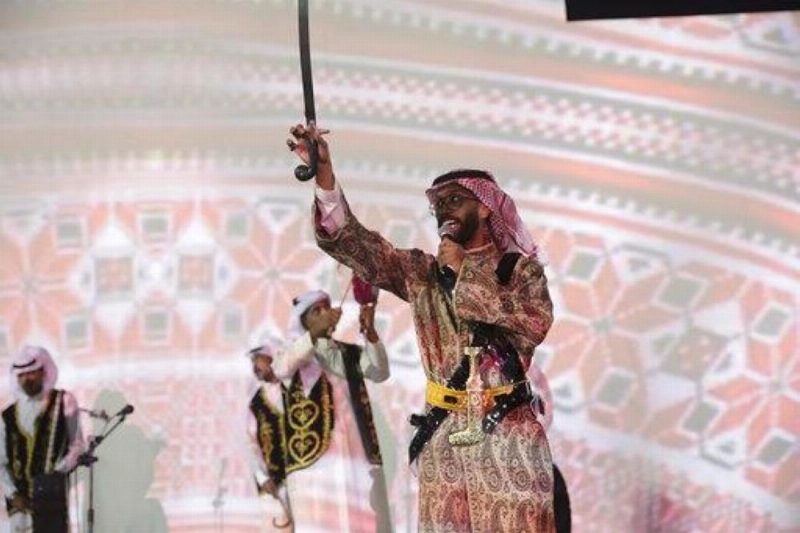 جانب من احتفالات العيد في عرعر
