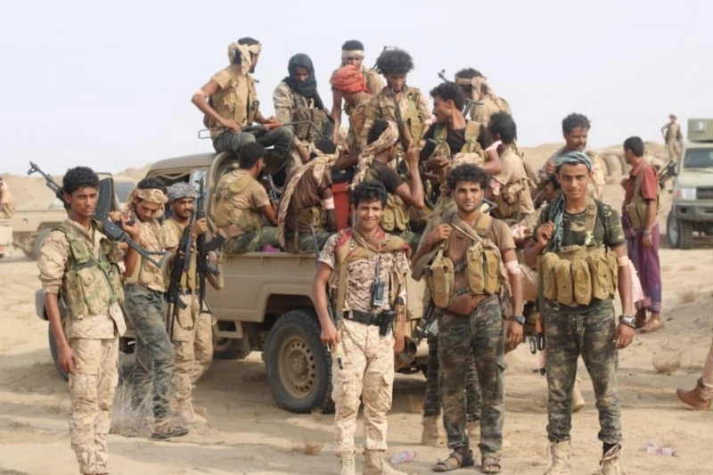 عناصر من الجيش الوطني بحجة (مكة)