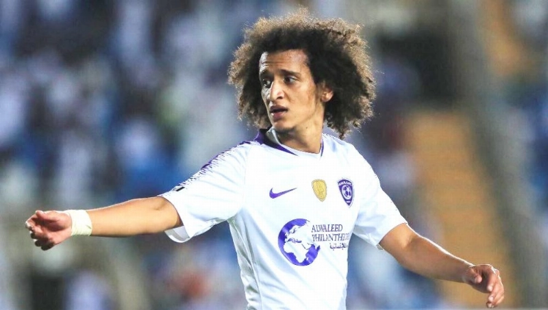 عمر عبدالرحمن (عموري) خلال مشاركته السابقة مع الهلال (مكة)