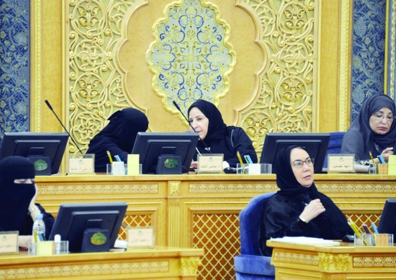 جلسة مجلس الشورى أمس (واس)