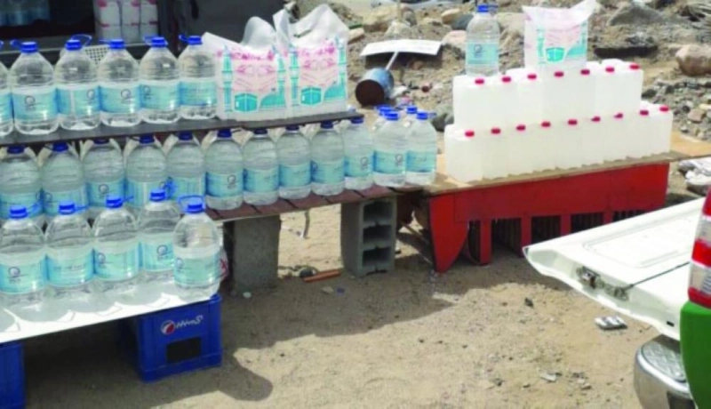 عبوات مضبوطة (مكة)