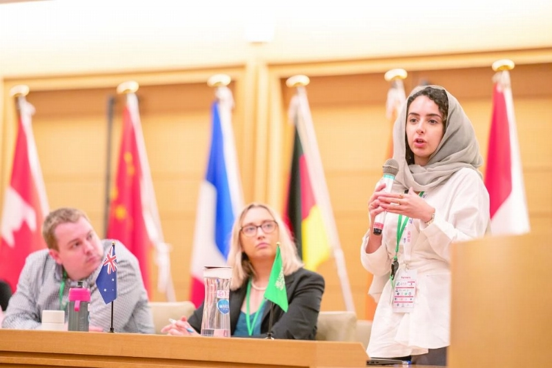 إحدى المداخلات خلال القمة