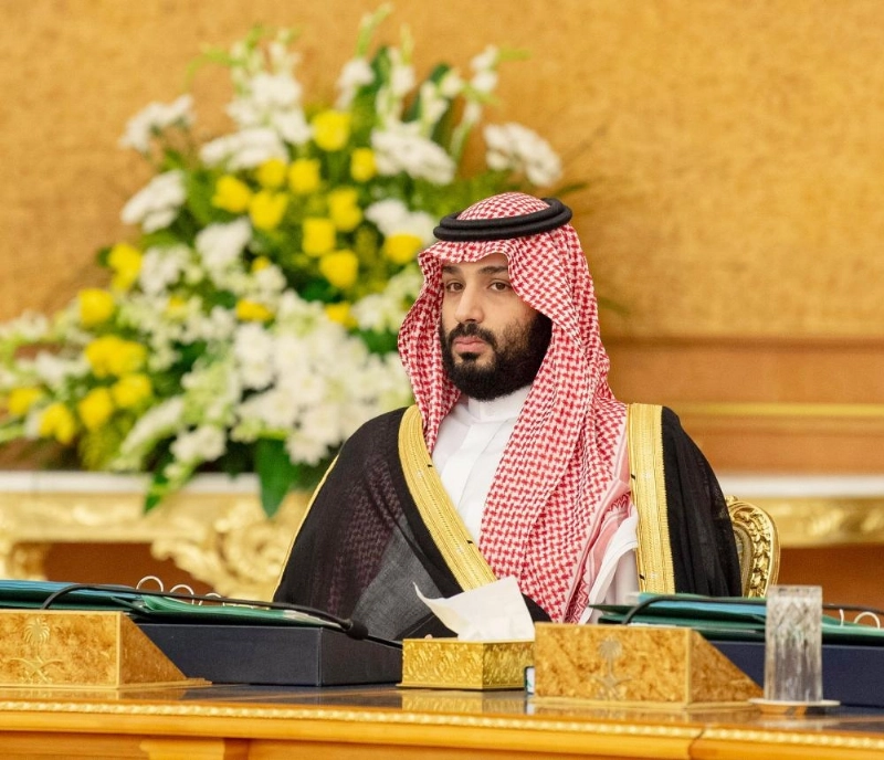 الأمير محمد بن سلمان خلال الجلسة