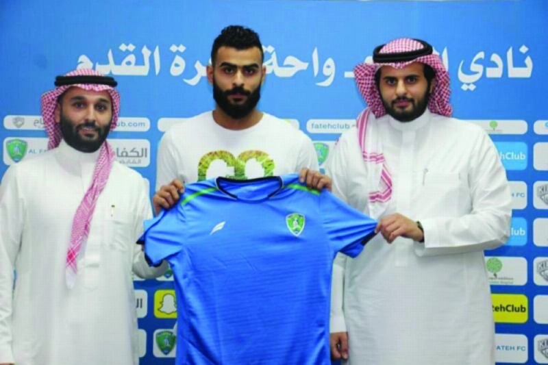 محمد البريه بعد التوقيع (مكة)
