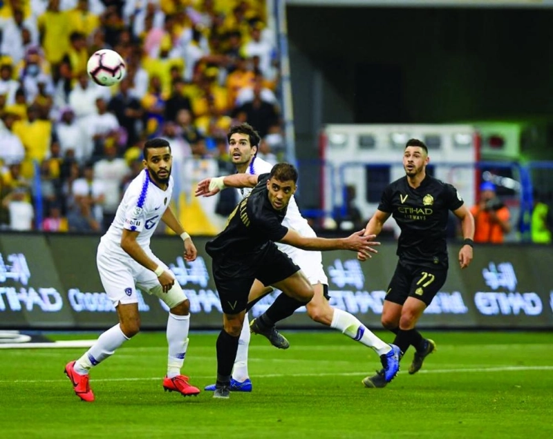 ديربي الهلال والنصر في دوري المحترفين (مكة)