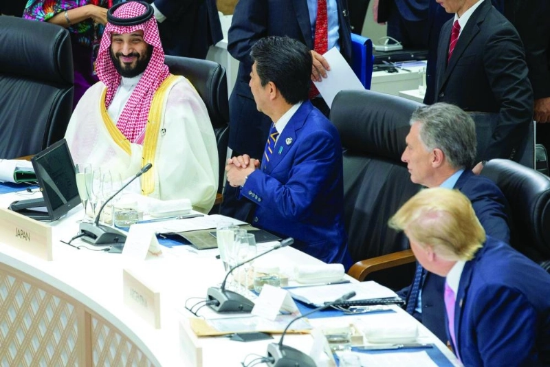 ولي العهد خلال فعاليات قمة العشرين