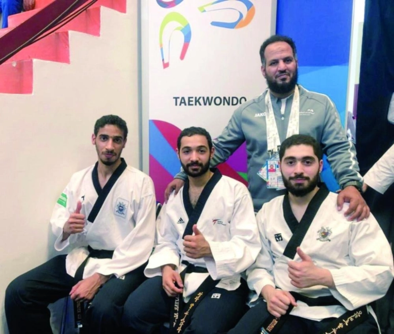 فريق التايكوندو السعودي المشارك بالبطولة (مكة)