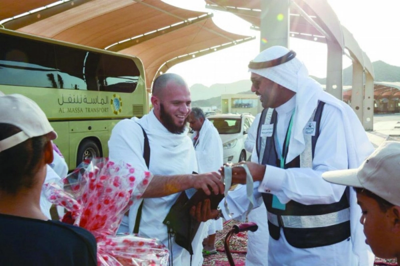 من استقبال الحجاج في جدة (واس)