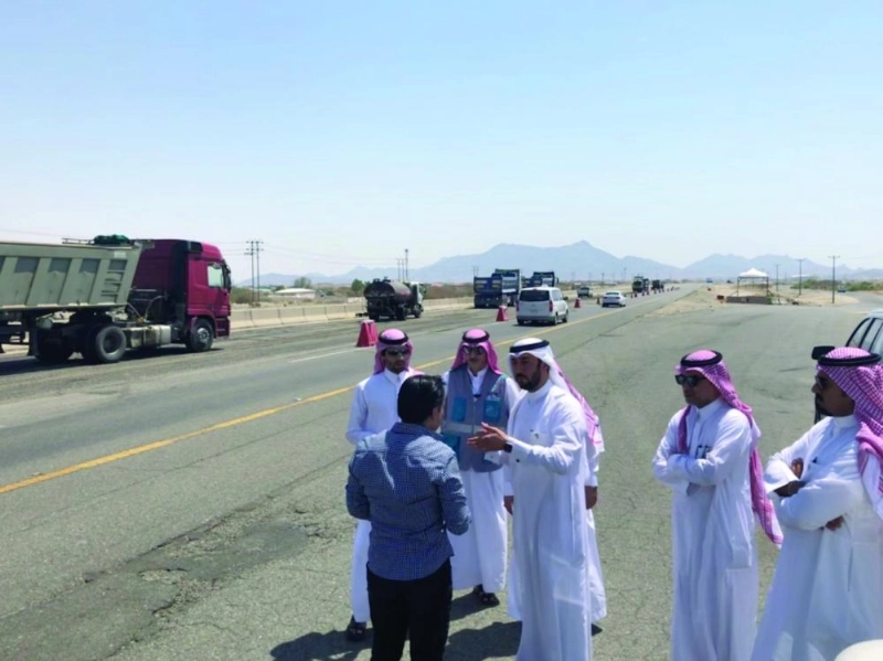 طارق الشامي خلال الجولة (مكة)