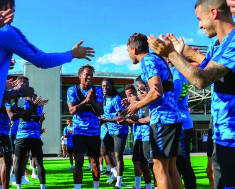 كاريو في تدريبات الهلال (إعلامي الهلال)