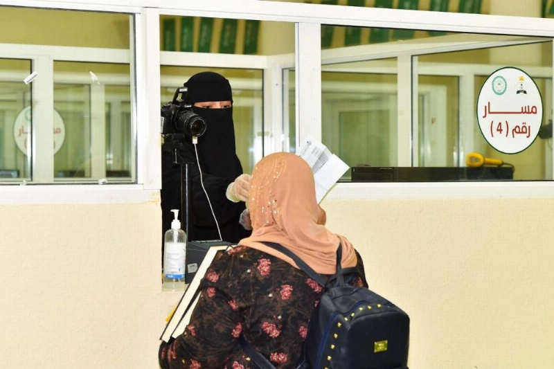 الحجاج القادمون عبر منفذ حالة عمار