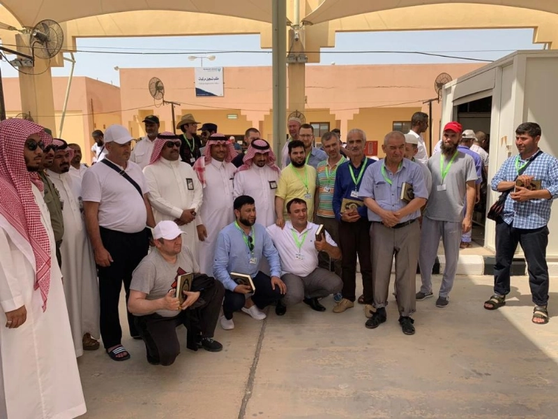 قوافل الحجاج القادمين من روسيا 1