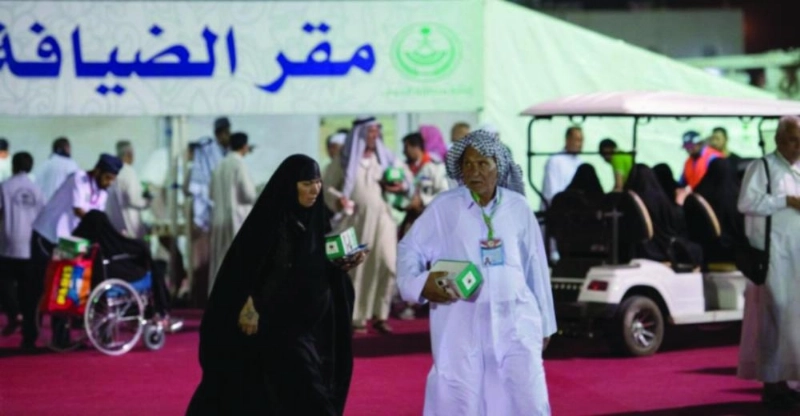 حجاج عراقيون بمركز أبوعجرم بالجوف (مكة)