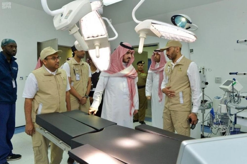 نائب أمير منطقة مكة المكرمة يقف على استعدادات الجهات في المشاعر المقدسة لاستقبال ضيوف الرحمن