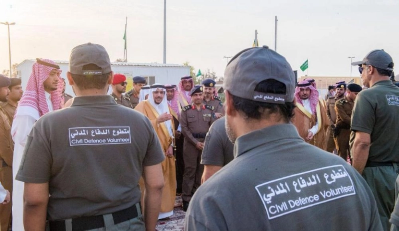 أمير منطقة القصيم يقف على الجهود المبذولة بمدينة الحجاج لخدمة ضيوف الرحمن