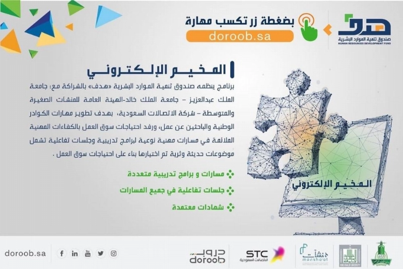 انفوجرافيك المخيم الالكتروني