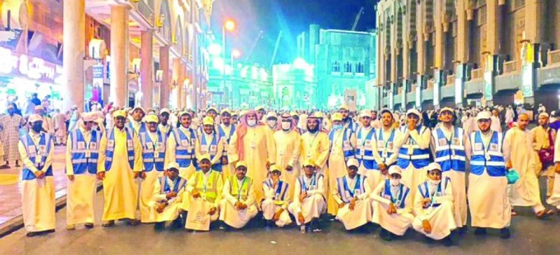 أعضاء الجمعية المشاركون في المشروع التوعوي