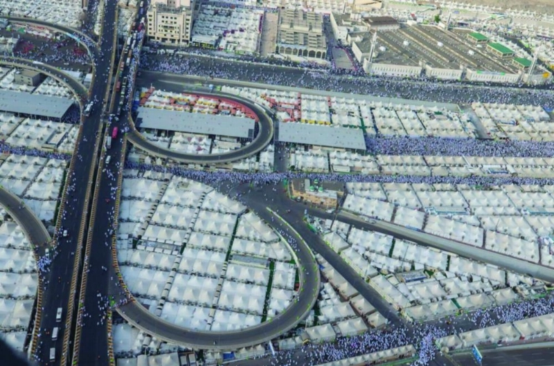 مشعر منى ينتظر الحجاج اليوم (واس)