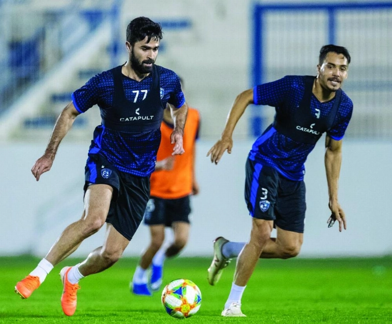 جانب من تدريبات الهلال (إعلامي الهلال)