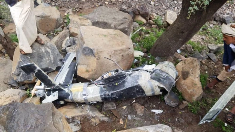 التحالف : إطلاق المليشيا الحوثية الإرهابية لطائرة بدون طيار من صنعاء وسقوطها بمحافظة عمران