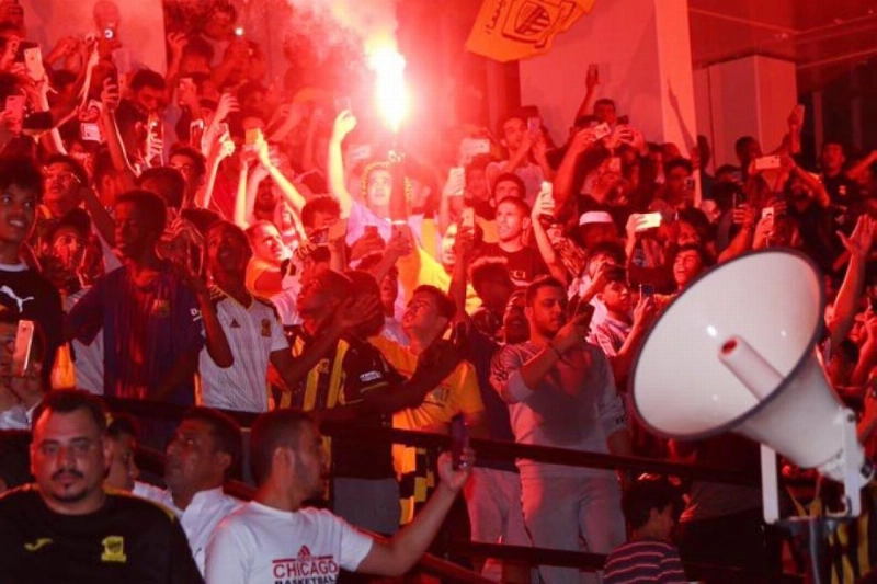 احتفالات جماهير الاتحاد في جدة (إعلامي الاتحاد)