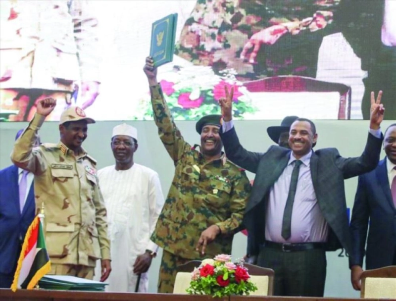 علامات الفرح بعد توقيع اتفاقية السودان (مكة)
