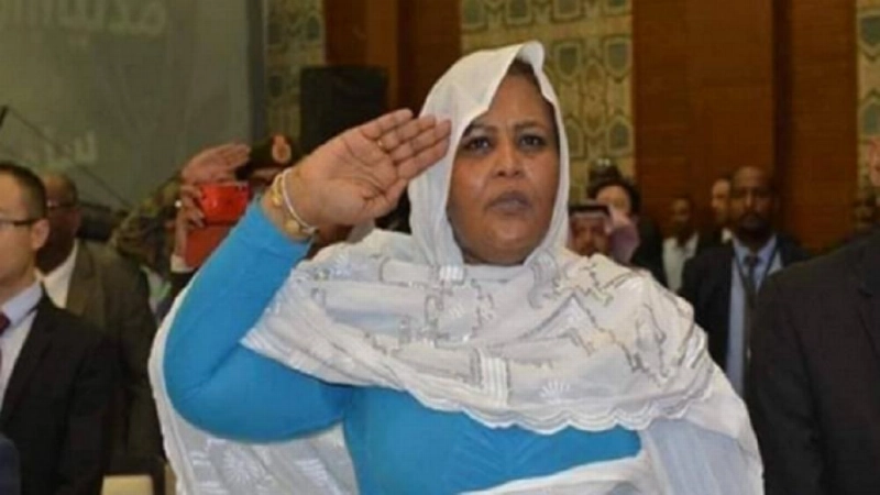 صورة مريم الصادق المهدي التي أثارت الجدل (مكة)