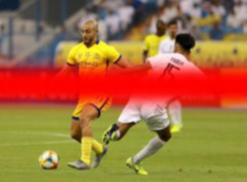 فرحة لاعبي النصر بهدف جوليانو (إعلامي النصر)