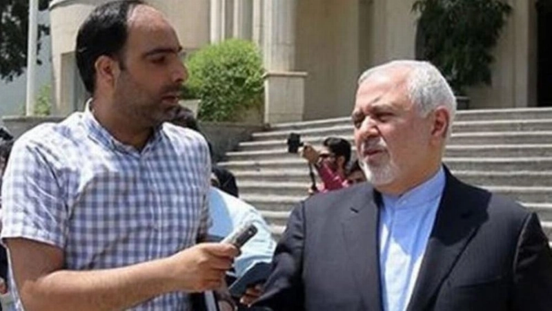 أمير توحيد فاضل خلال تواجده في وفد ظريف (مكة)