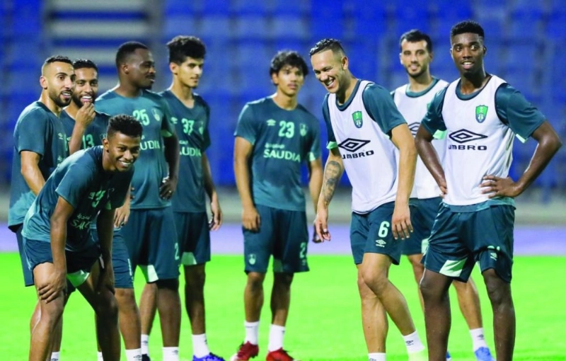 جانب من تدريبات الأهلي (إعلامي الأهلي)