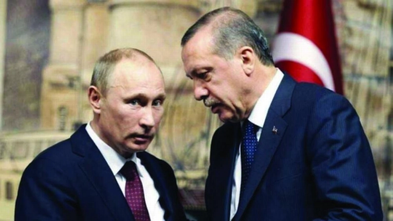 إردوغان وبوتين في لقاء سابق (مكة)