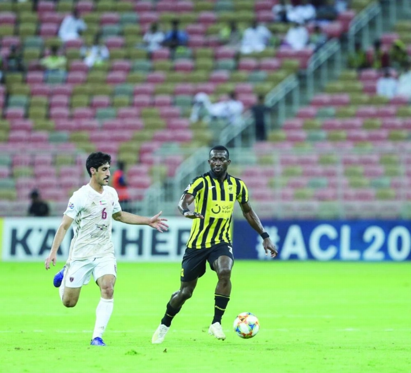 سيكو سانوجو في مباراة سابقة للاتحاد (إعلامي الاتحاد)