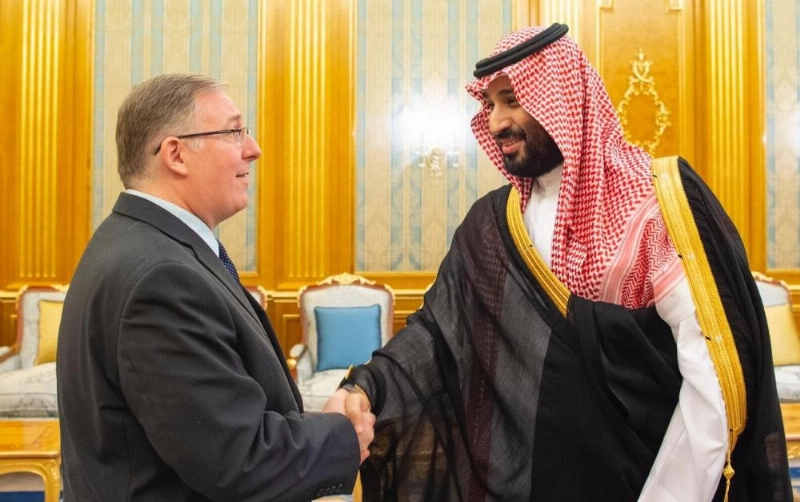 ولي العهد يلتقي رئيس وفد القيادات المسيحية الإنجيلية