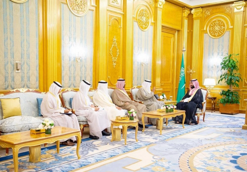 .. ولدى لقائه الشيخ صباح الخالد الصباح